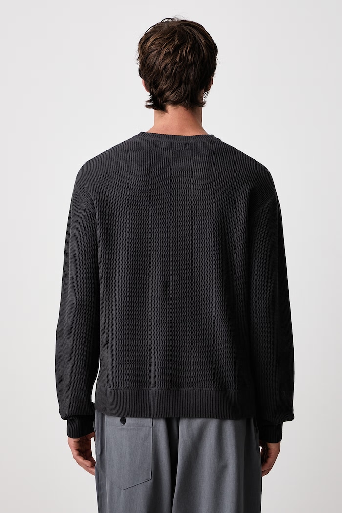 Odzież Fred Perry Sweter męski bawełniany K2318.297 szary