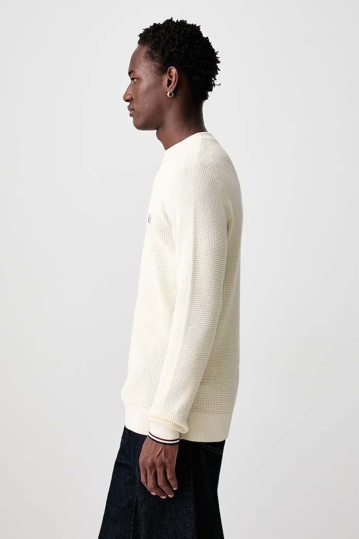 Sweter bawełniany męski Fred Perry K6507.170 beżowy