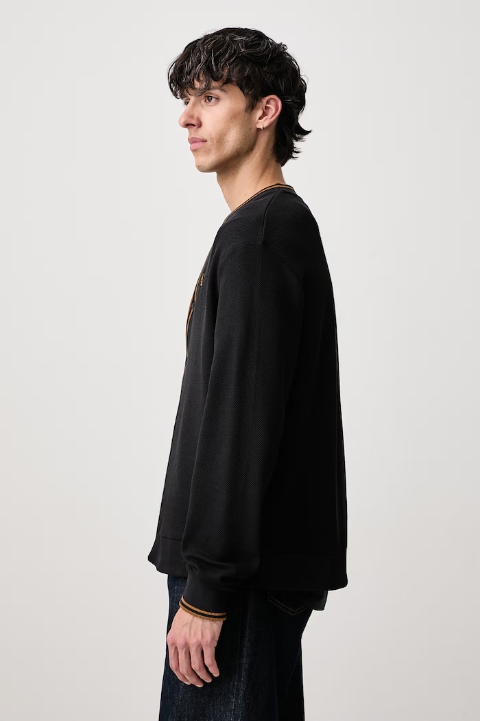 Kardigan bawełniany męski Fred Perry M3449.102 czarny