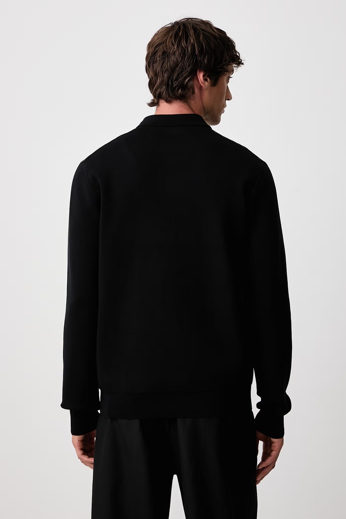 Odzież Fred Perry Kardigan męski bawełniany K3341.102 czarny