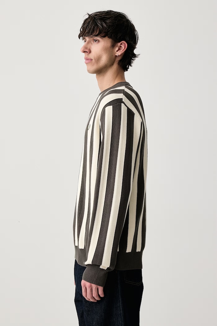 Sweter męski bawełniany Fred Perry K3318.638 zielony