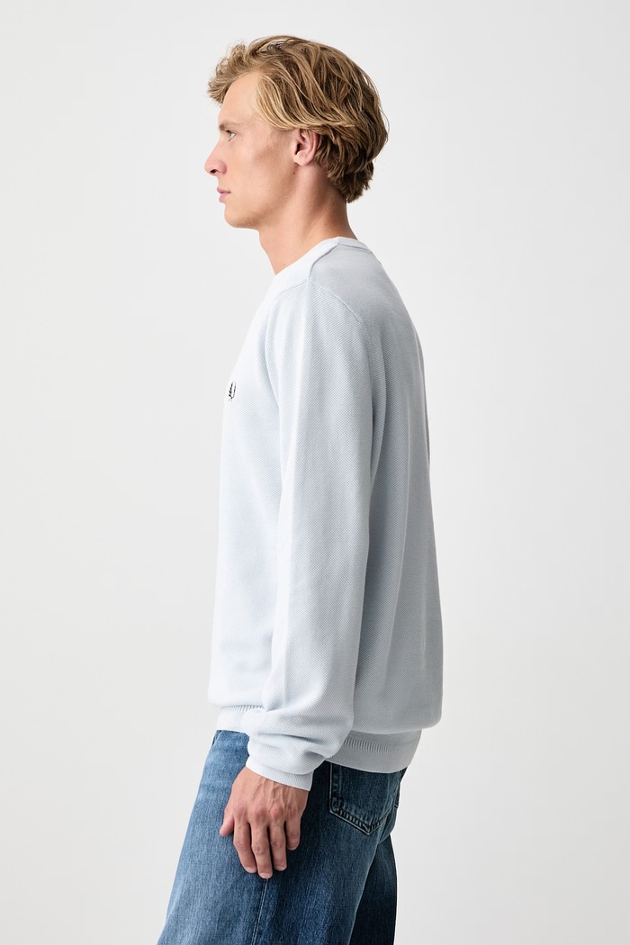 Sweter męski bawełniany Fred Perry K1309.28A niebieski