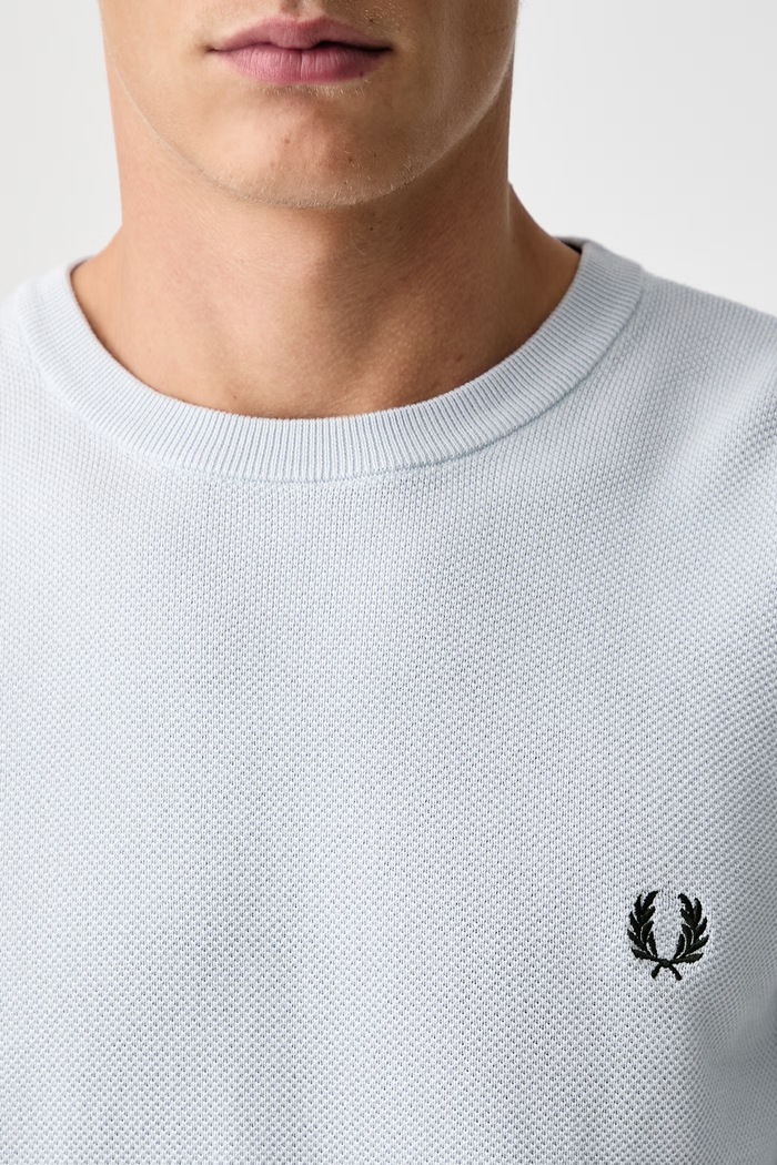 Sweter męski bawełniany Fred Perry niebieski K1309.28A
