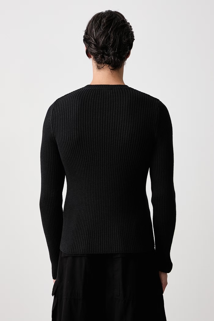 Odzież Our Legacy Sweter wełniany męski M4263CB czarny