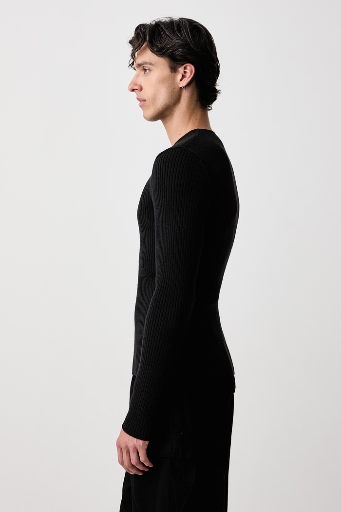 Sweter wełniany męski Our Legacy M4263CB czarny