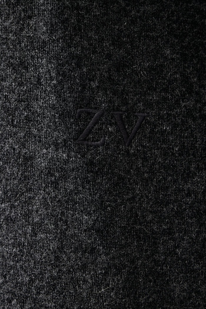 Sweter męski wełniany MARKO Zadig&Voltaire szary KMSW01879