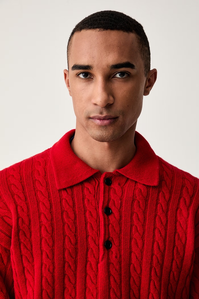 MSGM pulover za muškarce od merino vune crvena 4140MM213.267758