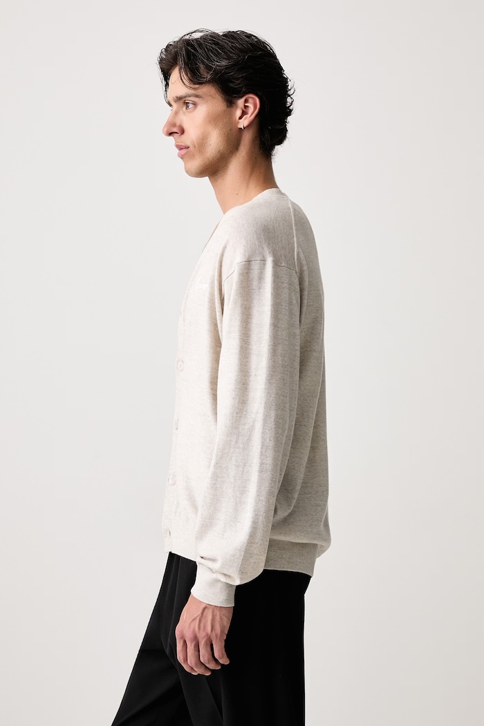 Cardigan in lana da uomo Kenzo FG65CA8123LB grigio
