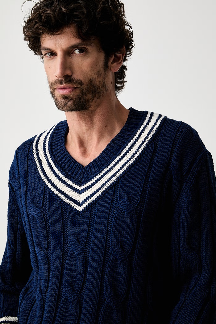 Gant sweter męski bawełniany niebieski 8040252