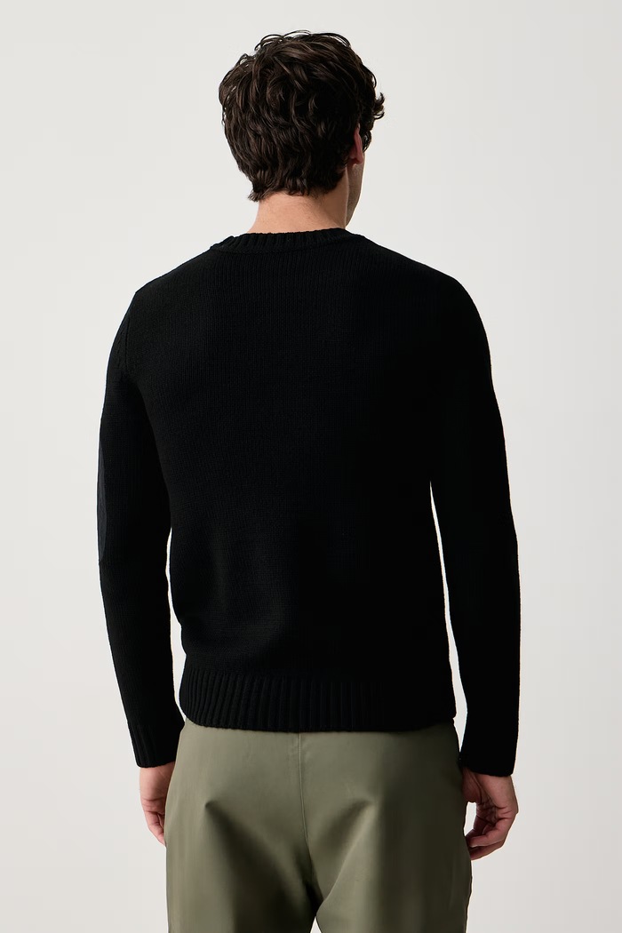 Одяг EA7 Emporio Armani Светр чоловічий з додаванням вовни AF27839.7M002687 чорний