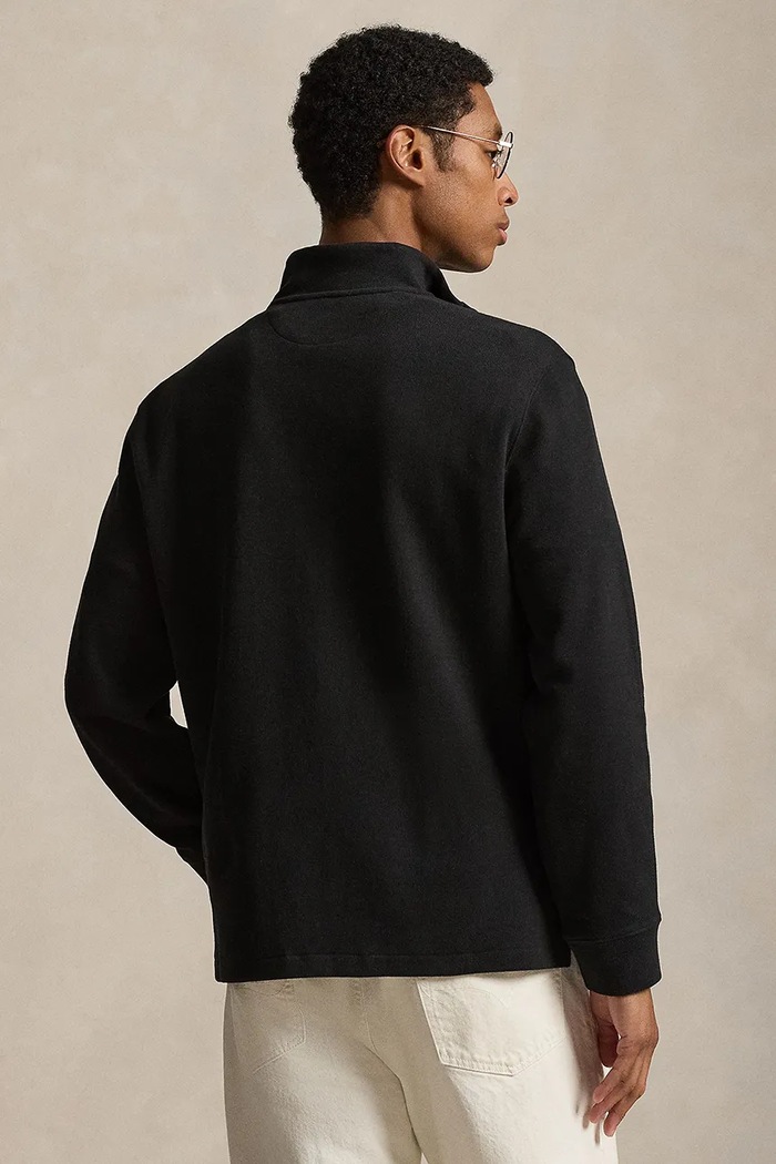 Polo Ralph Lauren sweter bawełniany męski 710P07411002 czarny AW26