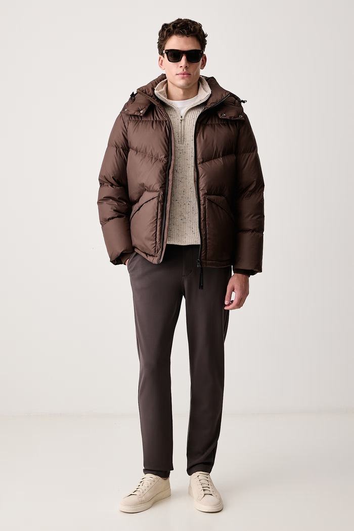G-Star Polpuli moški z dodatkom volne Double collar half zip D27961.D754 bež AW26