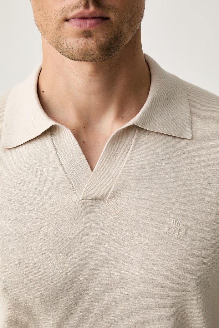 Marc O'Polo sweter męski z bawełną 5000014571 beżowy