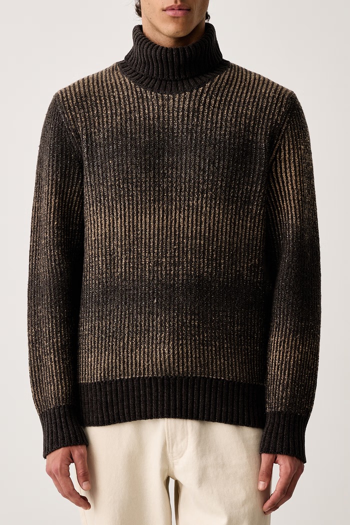 Sweter męski z dodatkiem wełny Marc O'Polo 5000012953 zielony