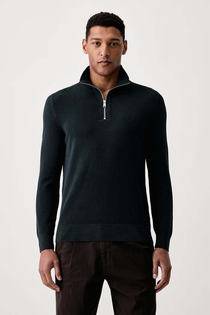 Marc O'Polo Sweter męski bawełniany granatowy 5000012909