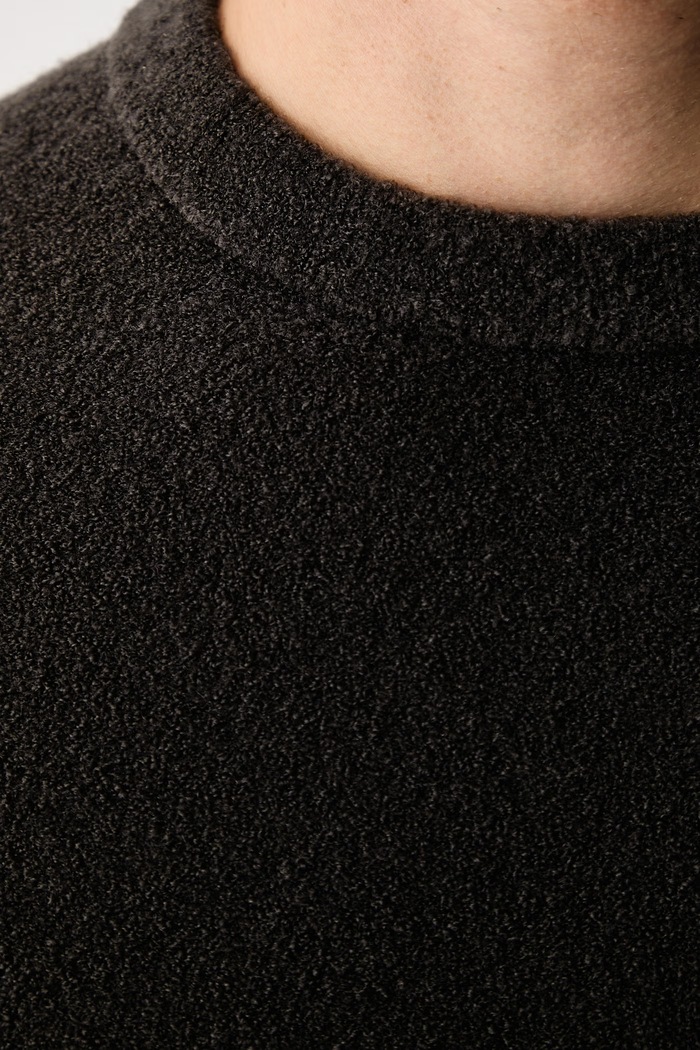 Sweter męski z wełną Marc O'Polo brązowy 5000012008