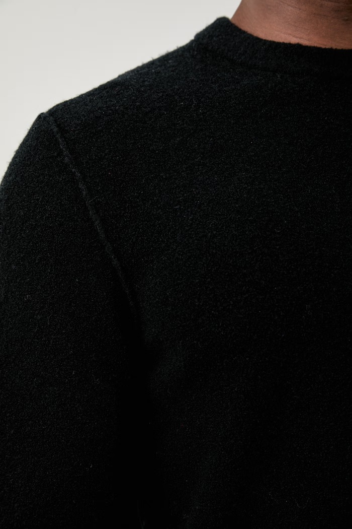 Sweter męski z wełną Marc O'Polo czarny 5000012008