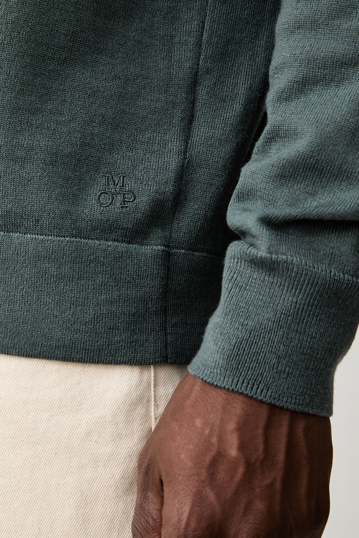 Marc O'Polo sweter męski wełniany 5000009036 szary