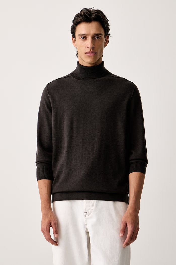 Marc O'Polo Sweter męski wełniany szary 5000009036
