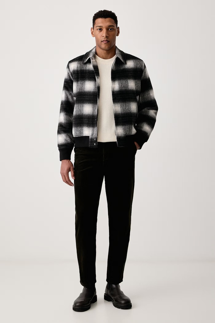 Les Deux Sweter męski wełniany 1002194 beżowy AW26