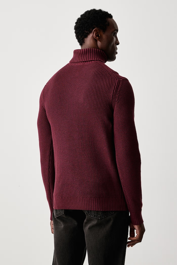 Abbigliamento Joop! Dolcevita da uomo in cotone 30104692 granata