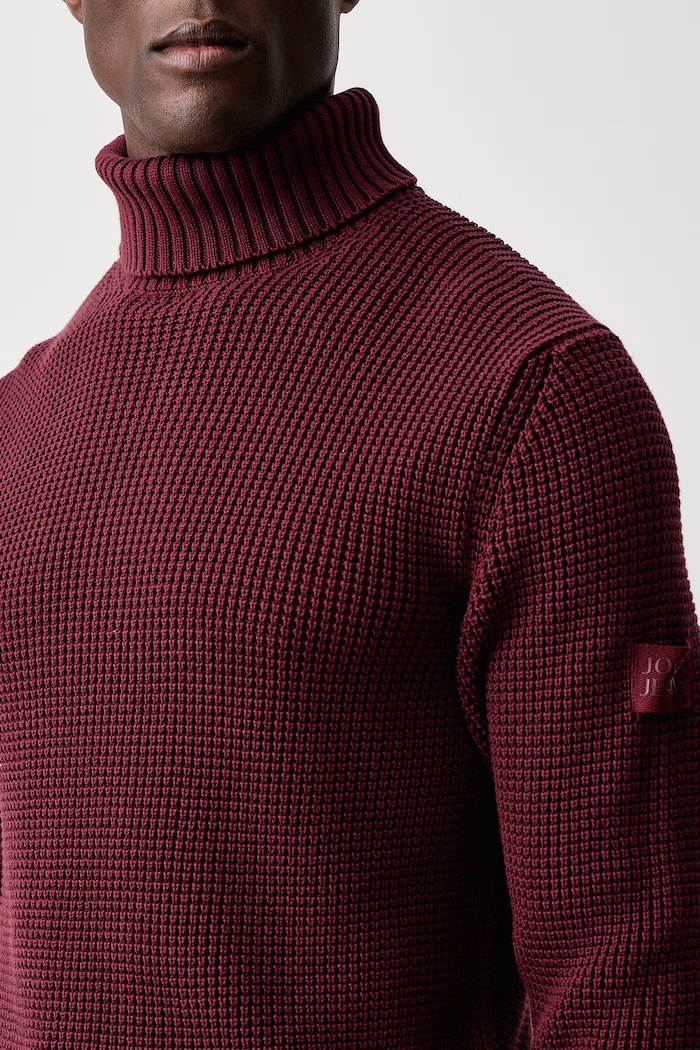 Dolcevita da uomo in cotone Joop! 30104692 granata