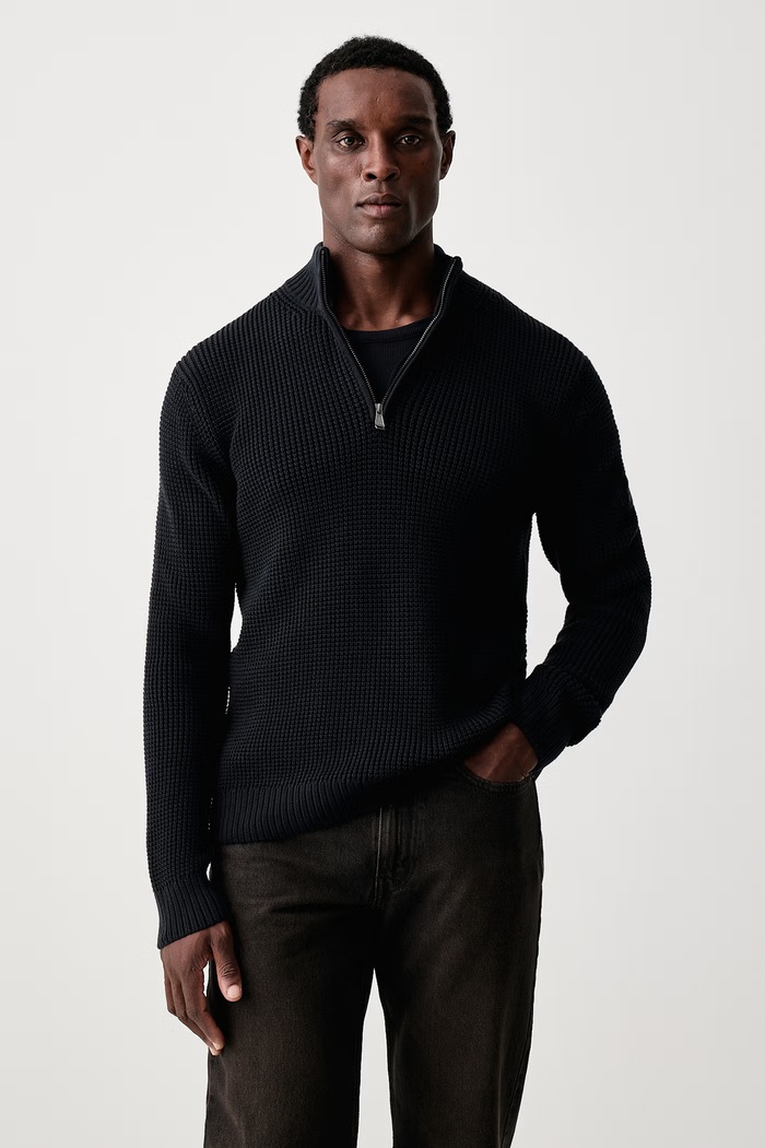 Joop! Sweter męski bawełniany granatowy 30104689