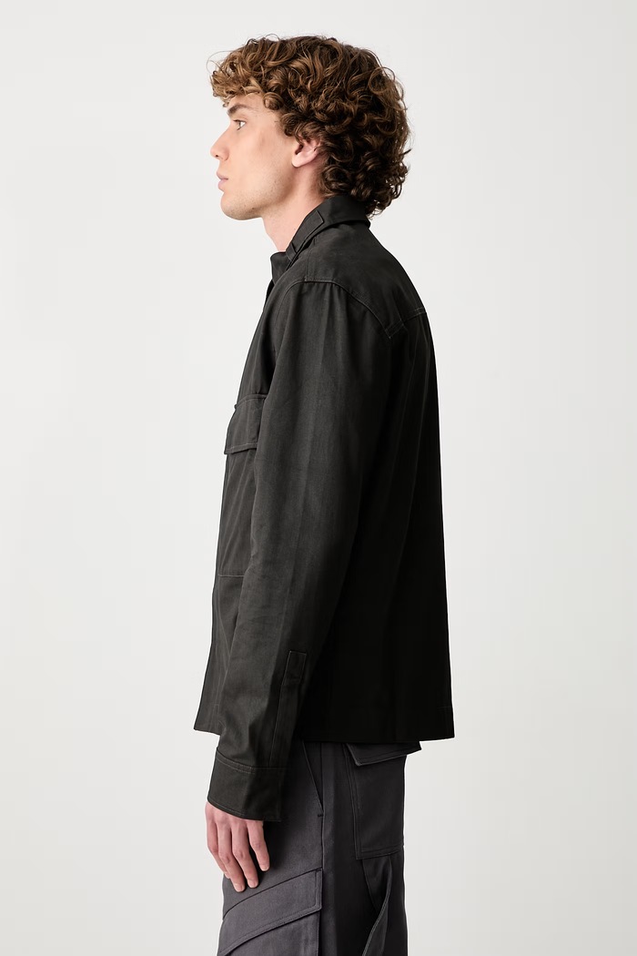 HELIOT EMIL shirt cotton Men's black AW26PRE.M.07.092