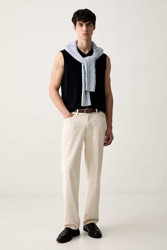 Karl Lagerfeld елек мъжки с памук 563300.655058 тъмносин AW26
