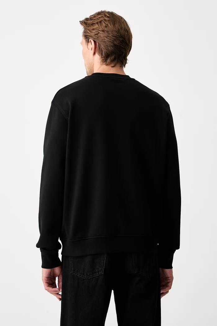 Abbigliamento Karl Lagerfeld felpa da uomo con cotone 563900.705011 nero
