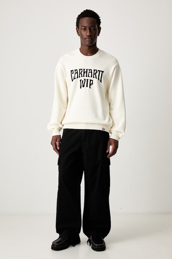 Carhartt WIP Deck maglione in cotone da uomo I036847