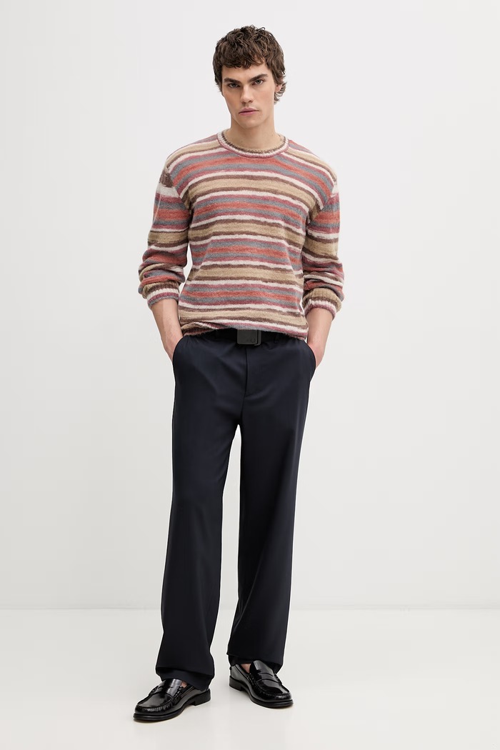 A.P.C. sweter z wełną Pull Hector WPABG.H23504 pomarańczowy AW26