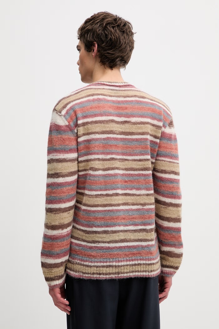 Odzież A.P.C. sweter z wełną Pull Hector WPABG.H23504 pomarańczowy
