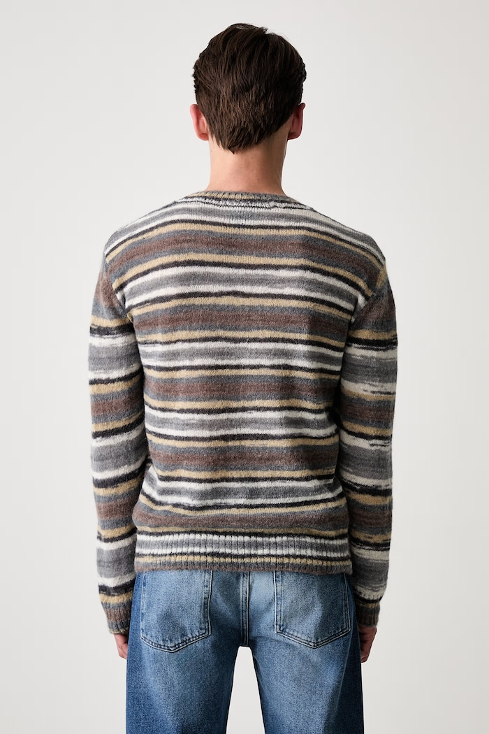 Odzież A.P.C. sweter z wełną pull hector WPABG.H23504 multicolor