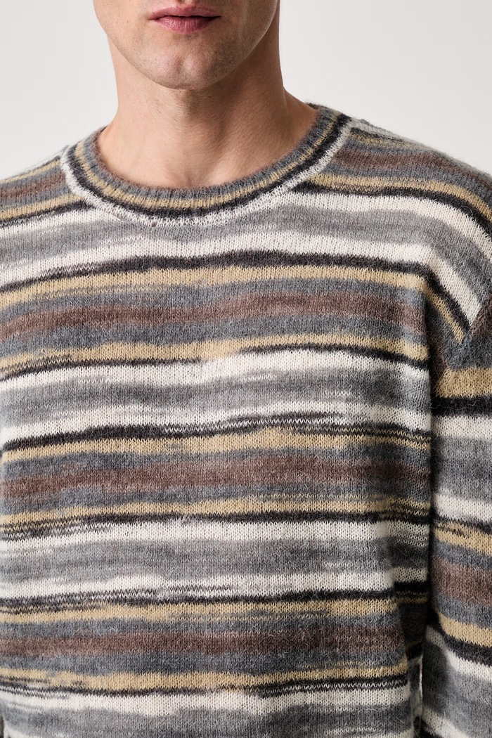 A.P.C. pull hector светр з вовною барвистий WPABG.H23504