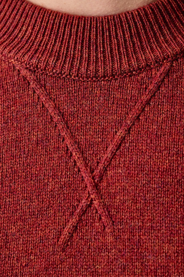 Sweter męski z wełny merino PS Paul Smith pomarańczowy M2R.487Z.W22514