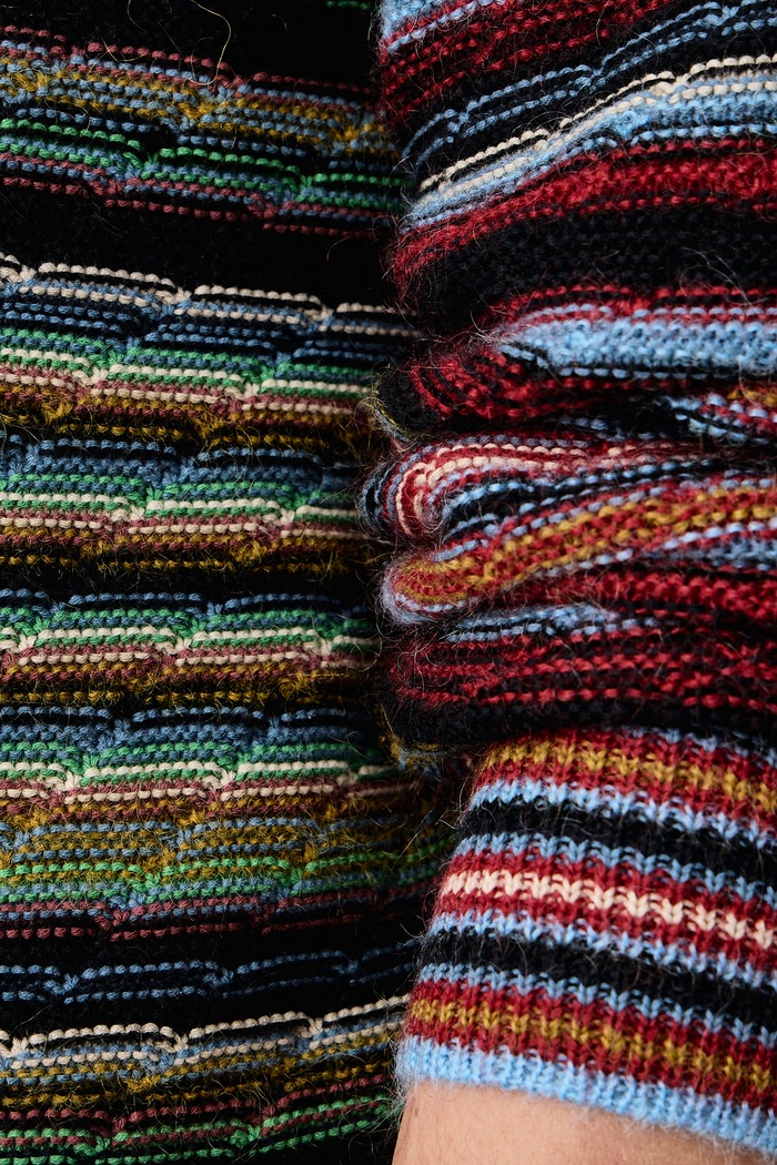 Sweter męski z dodatkiem wełny PS Paul Smith zielony M2R.A074.W22832