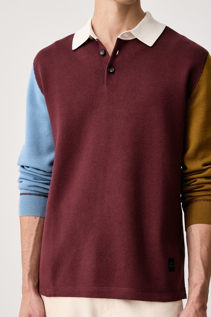 Sweter męski bawełniany PS Paul Smith M2R.A062.W22831 bordowy