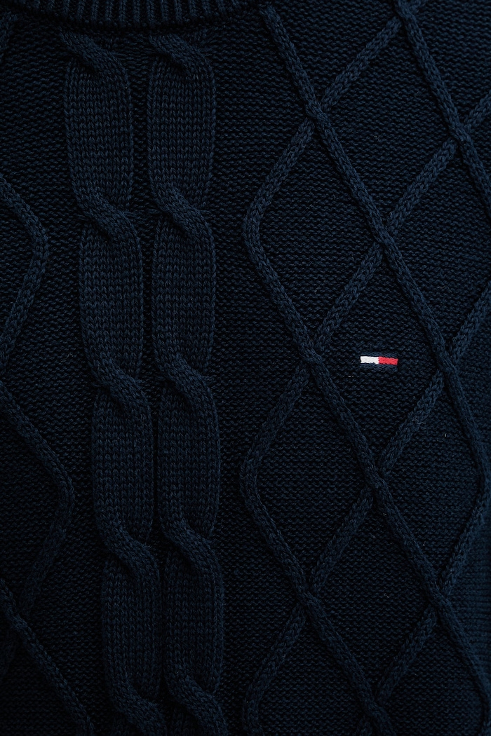 Tommy Jeans sweter męski bawełniany DM0DM23405 granatowy