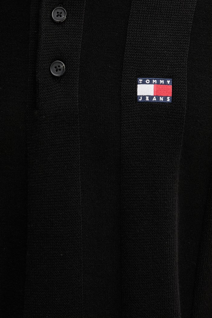 Tommy Jeans póló férfi pamut DM0DM23208 fekete