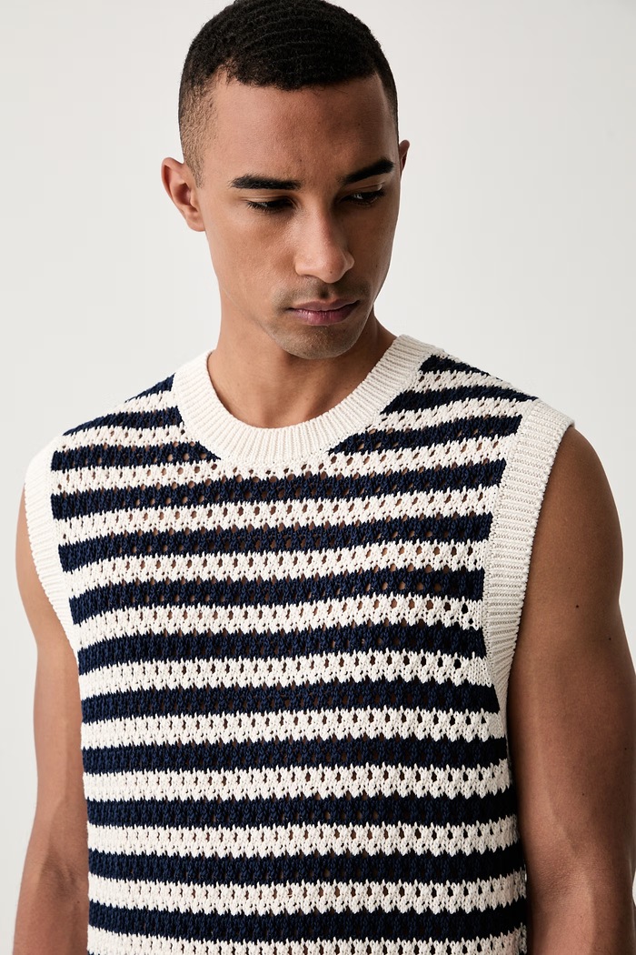 Tommy Hilfiger γιλέκο ανδρικό βαμβακερό μπεζ MW0MW43248