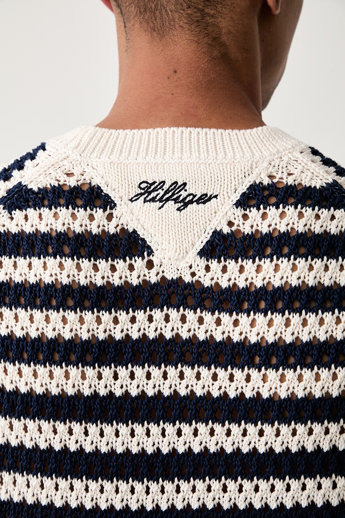 Tommy Hilfiger γιλέκο ανδρικό βαμβακερό MW0MW43248 μπεζ