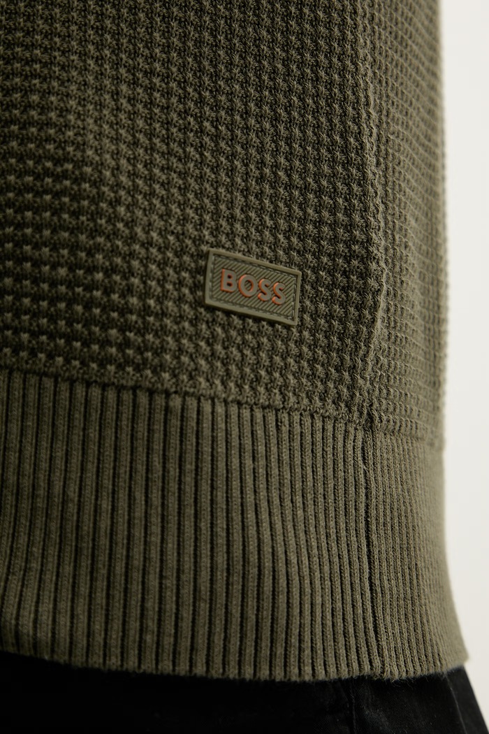 BOSS Orange polo tričko pánske bavlnené Kocello 50565130 zelená