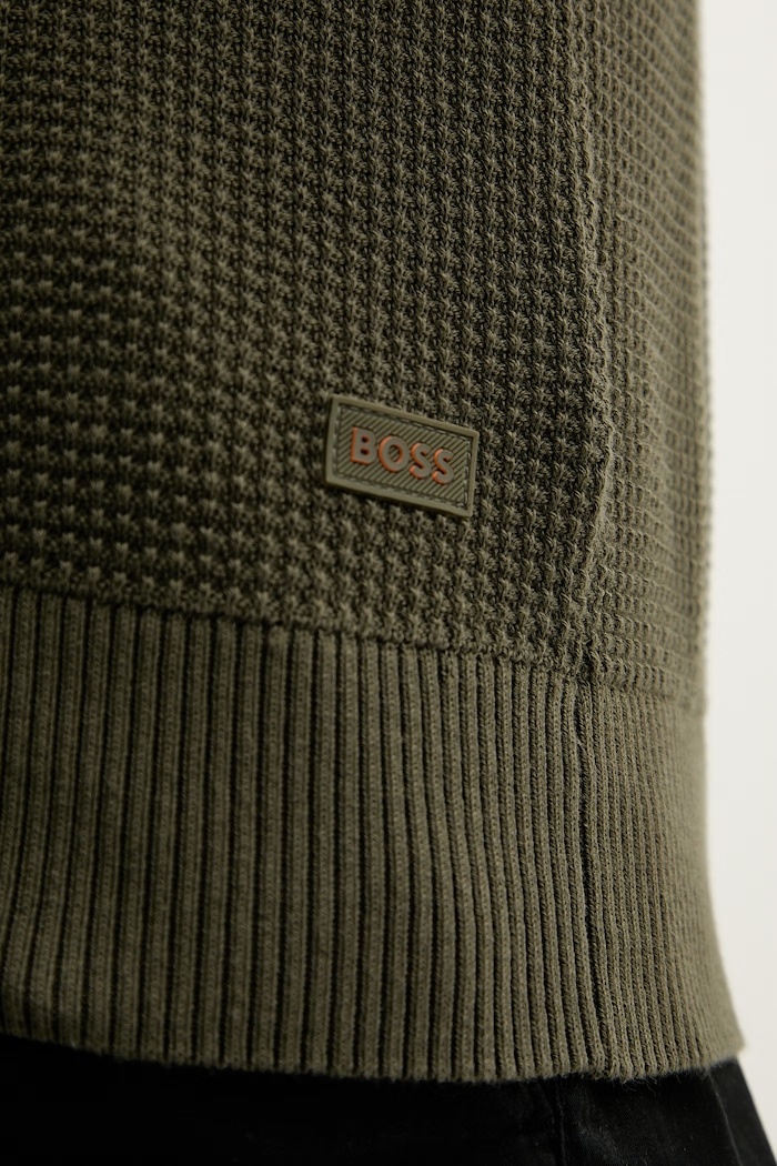 BOSS Orange polo tričko pánske bavlnené Kocello 50565130 zelená