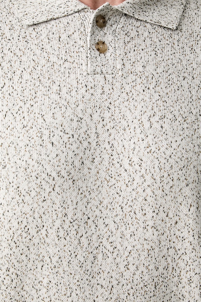 BOSS sweter męski z bawełną C-Lomerlo 50565525 beżowy