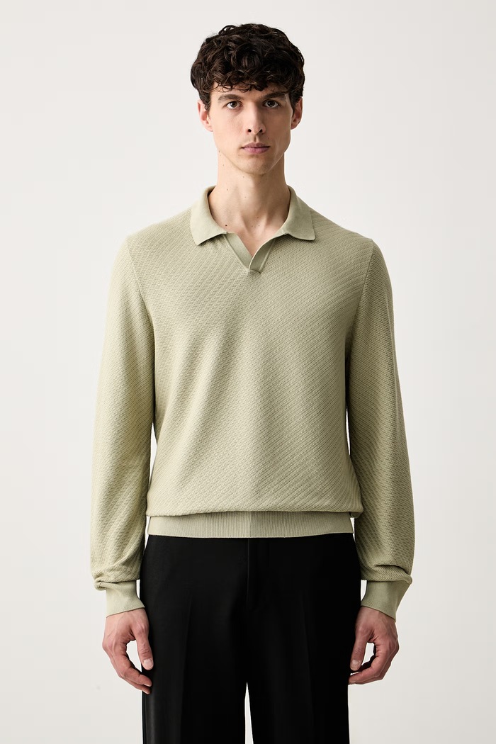 BOSS sweter męski bawełniany H-Lomarino zielony 50565511