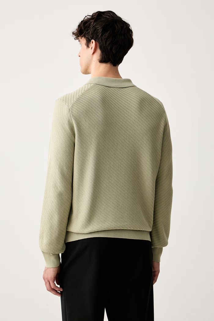 Odzież BOSS sweter męski bawełniany H-Lomarino 50565511 zielony