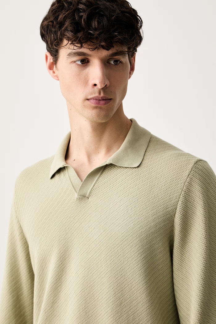 BOSS sweter męski bawełniany H-Lomarino zielony 50565511