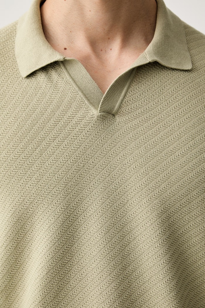 BOSS sweter męski bawełniany H-Lomarino 50565511 zielony