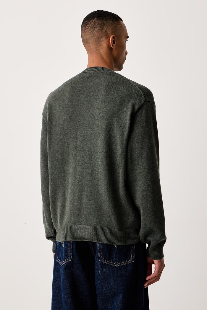 Odzież Kenzo Sweter męski z wełną FG65PU8243FN zielony